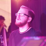 Andreas Brückner Schlagzeuger der D-Lite Partyband aus Geseke NRW beim Schützenfest Hellinghausen 2017