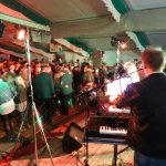 Michael Ernst an den Keyboards der D-Lite Partyband aus Geseke NRW beim Schützenfest Hellinghausen 2017