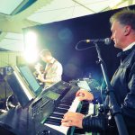 Michael Ernst an den Keyboards der D-Lite Partyband aus Geseke NRW beim Schützenfest Hellinghausen 2017