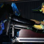 Michael Ernst , Keyboarder der D-Lite Partyband mit and Kober beim Schützenfest Plettenberg 2017 am Sonntag