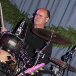 Thomas Väth, der TV-Drummer mit der D-Lite Partyband aus Geseke NRW beim Schützenfest Plettenberg 2017 am Sonntag