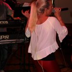 Elli Ernst, Sängerin der D-Lite Partyband beim Schützenfest Sieveringen 2017
